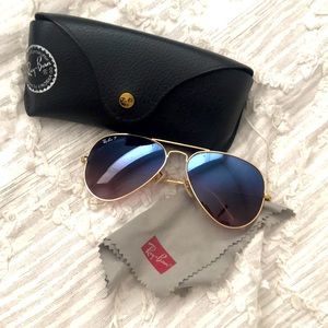 Ray Ban Polarized Aviator sun glasses